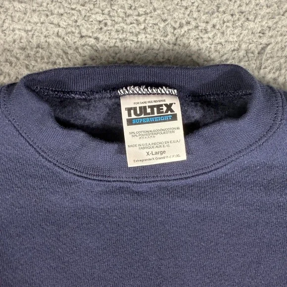 Vintage 90s Denver Broncos Sweatshirt Size XL Super Bowl XXXII Champions Tultex - Picture 3 of 7